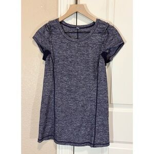 Lululemon RunFull Tilt Short Sleeve Shirt Heathered Purple